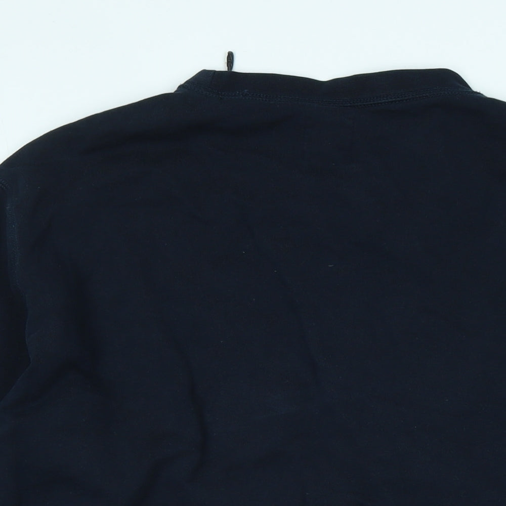 Marks and Spencer Womens Blue Cotton Pullover Sweatshirt Size 2XL