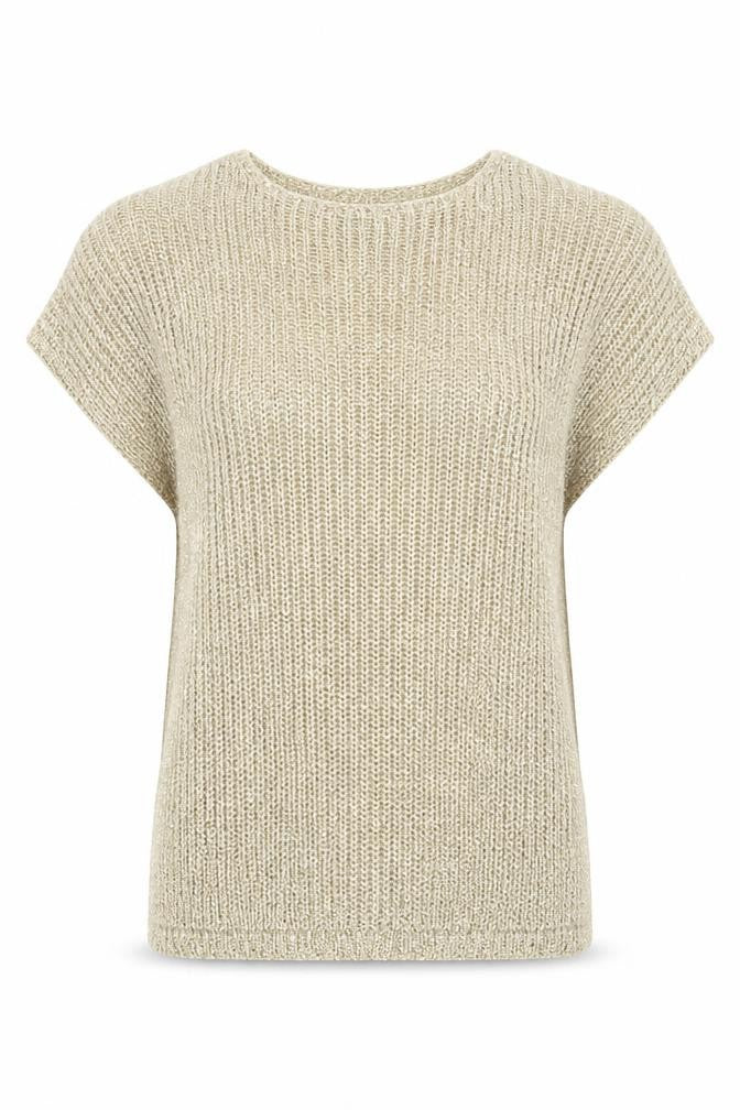 Wallis Womens Gold V-Neck Polyester Pullover Jumper Size M - Sequins