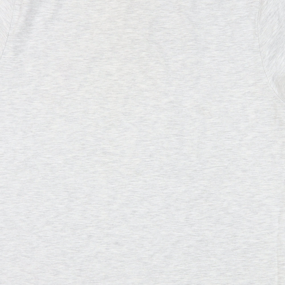 L.F.C Womens Grey Cotton Basic T-Shirt Size 12 Crew Neck - Liverpool FC