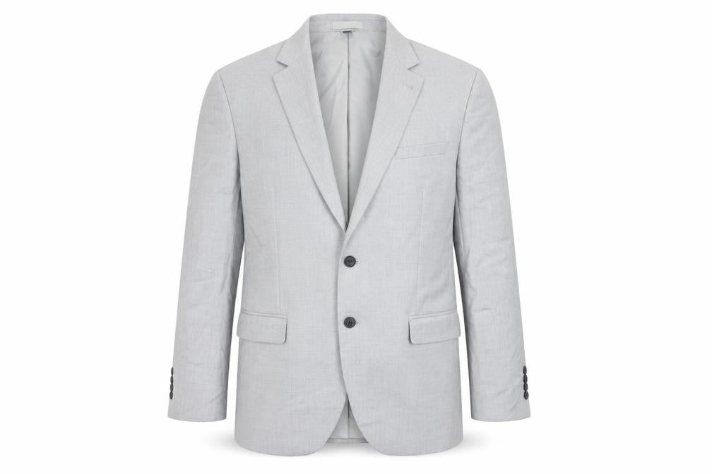 Marks and Spencer Mens Grey Polyester Jacket Suit Jacket Size 42 Regular