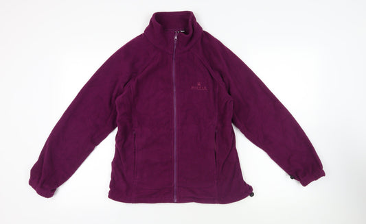Hi Gear Womens Purple Jacket Size 14 Zip - Logo Zipped Pockets