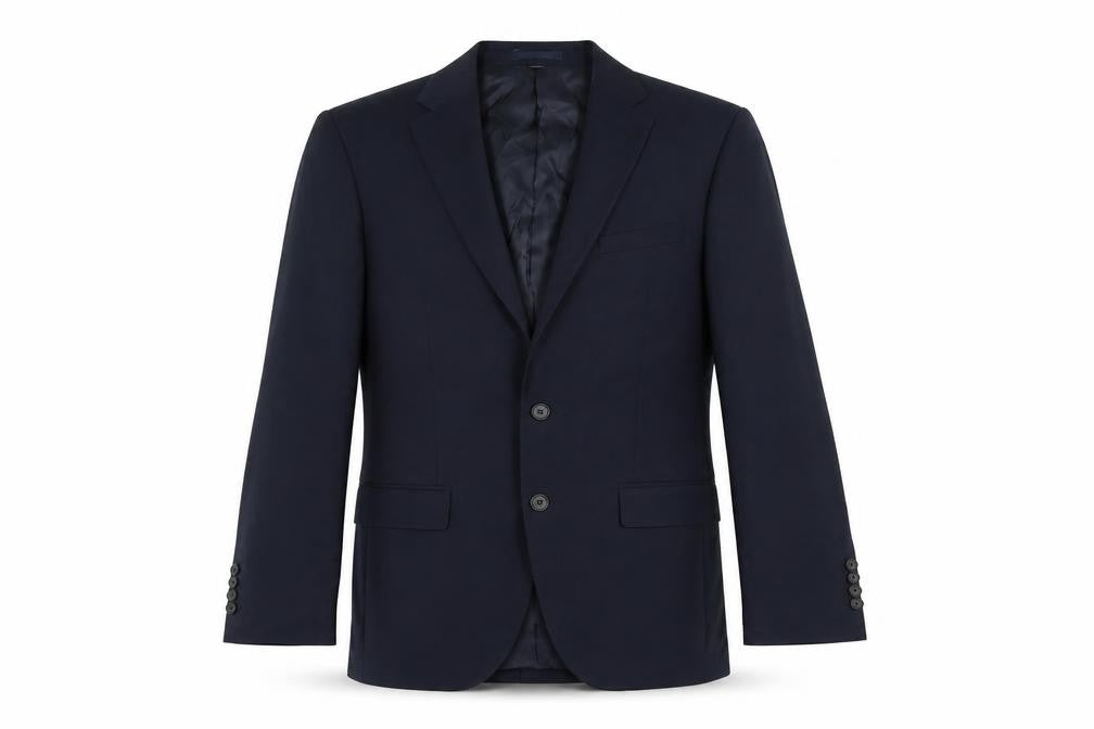 Marks and Spencer Mens Blue Polyester Jacket Suit Jacket Size 40 Regular