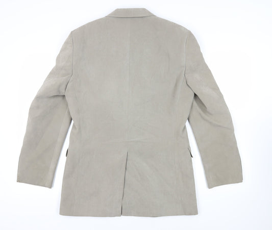 Marks and Spencer Mens Beige Polyester Jacket Blazer Size 38 Regular