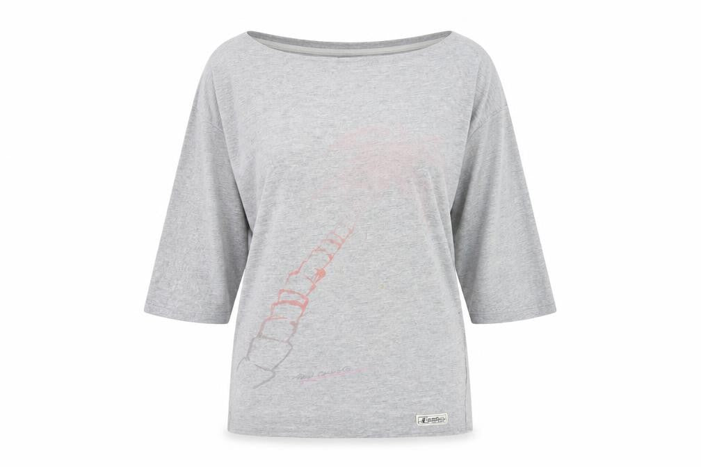 Womens UK Size S French Connection Grey Cotton T-Shirt