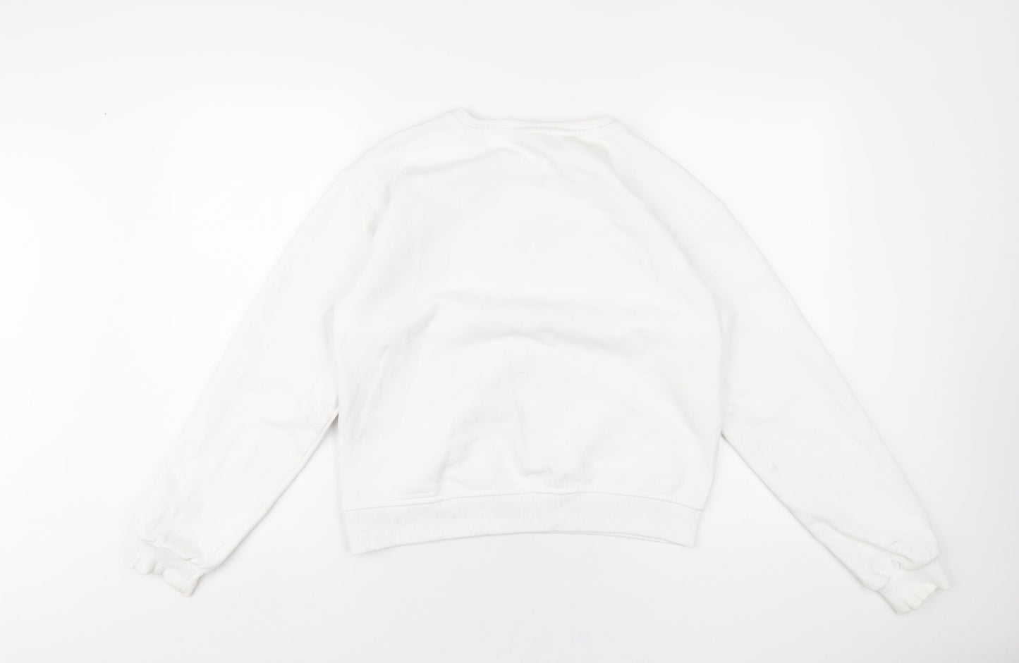 Netflix Girls White Polyester Pullover Sweatshirt Size 14-15 Years Pullover - Wednesday
