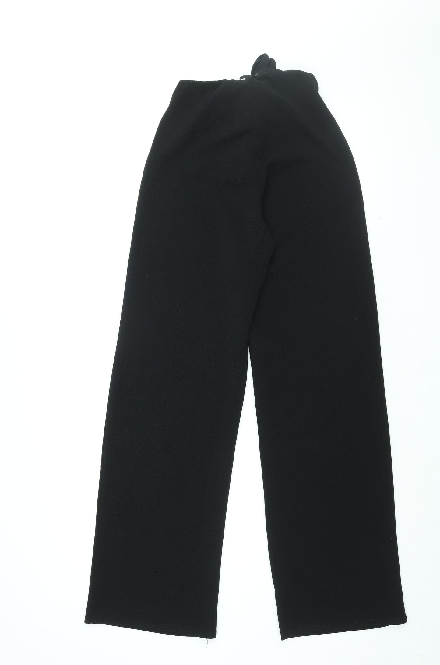 I SAW IT FIRST Womens Black Polyester Trousers Size 8 L31.5 in Regular