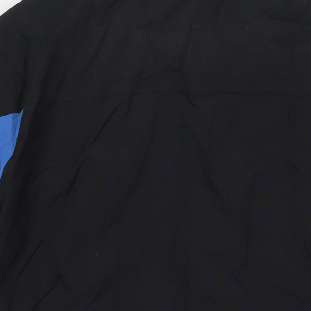 U.S. Athletic Mens Black Jacket Size M Zip - Technical