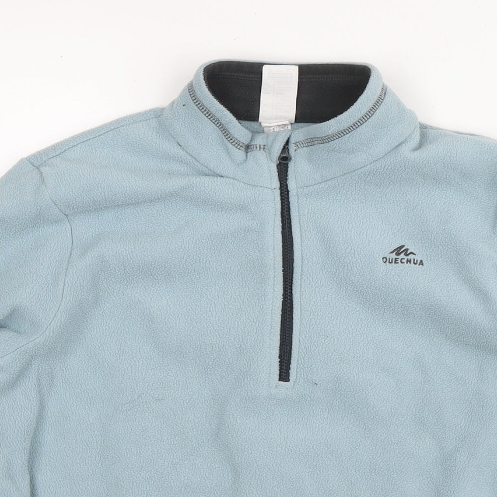 Quechua Boys Blue Polyester Pullover Sweatshirt Size 14-15 Years Pullover