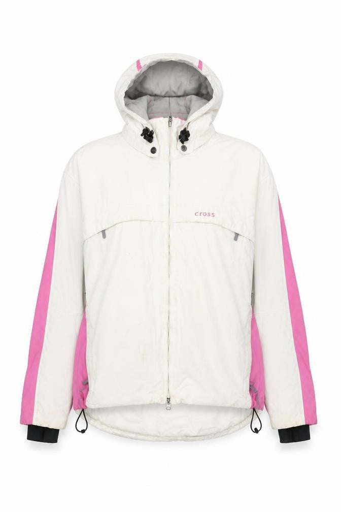 Cross Womens White Jacket Size L Zip