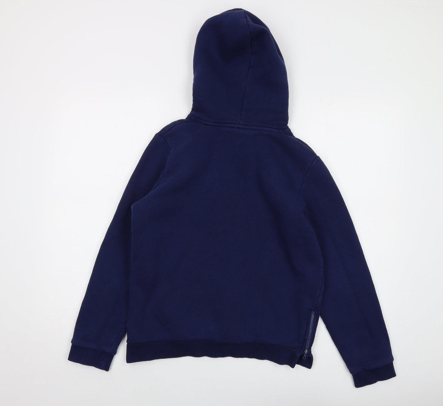Hype Boys Blue Cotton Pullover Hoodie Size 14 Years Pullover