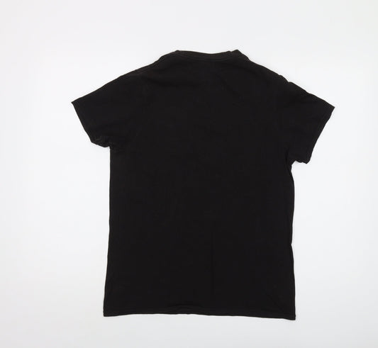 Star Wars Mens Black Cotton T-Shirt Size S Crew Neck