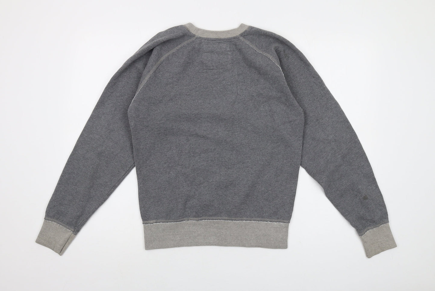 Comp David Womens Grey Cotton Pullover Sweatshirt Size S Pullover