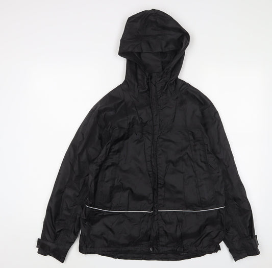 Result Boys Black Jacket Size 13-14 Years Zip