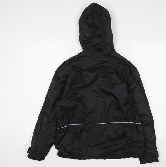 Result Boys Black Jacket Size 13-14 Years Zip