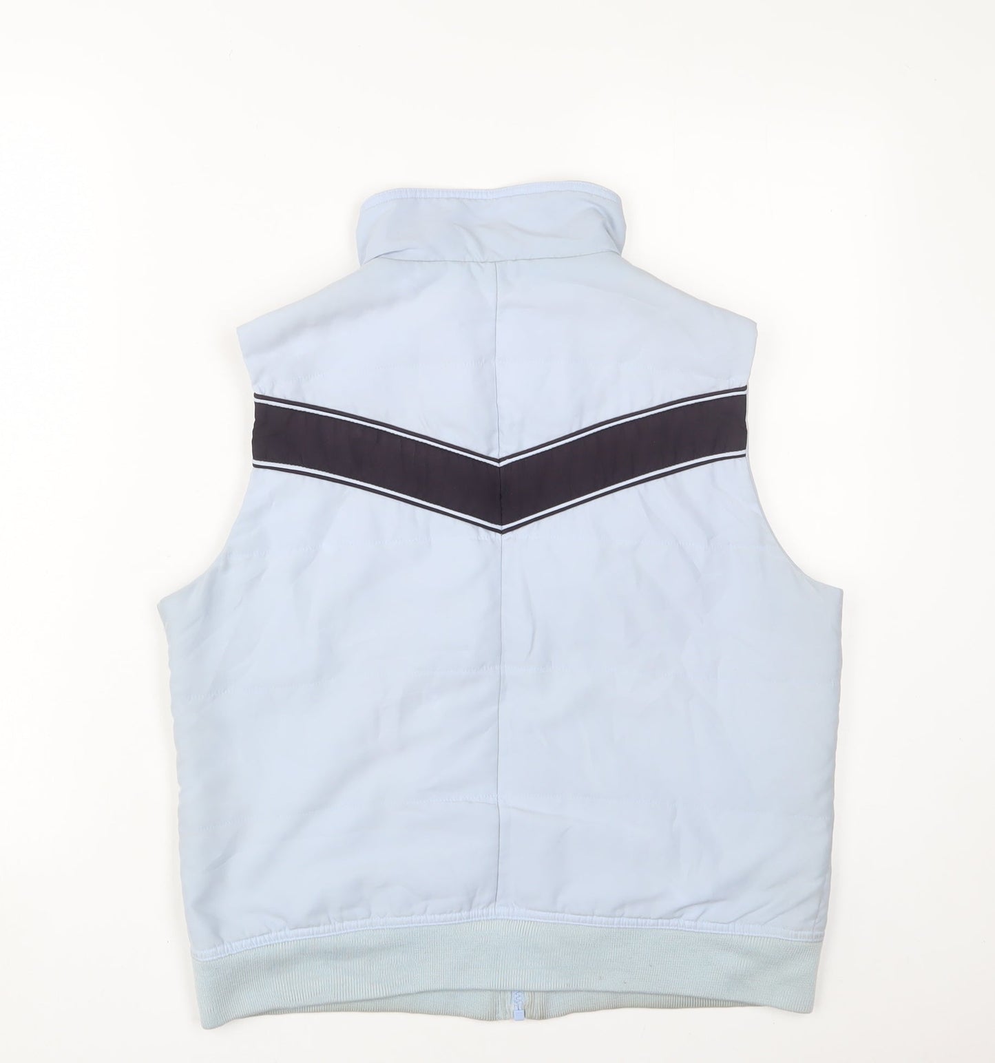 Maine Womens Blue Gilet Jacket Size 12 Zip - Zip Pockets