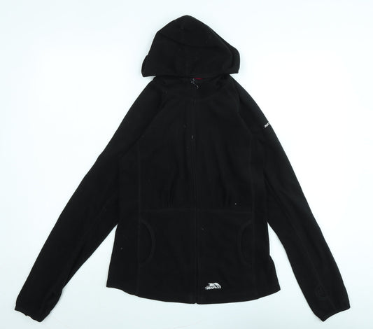 Tresspass Womens Black Jacket Size S Zip - Logo