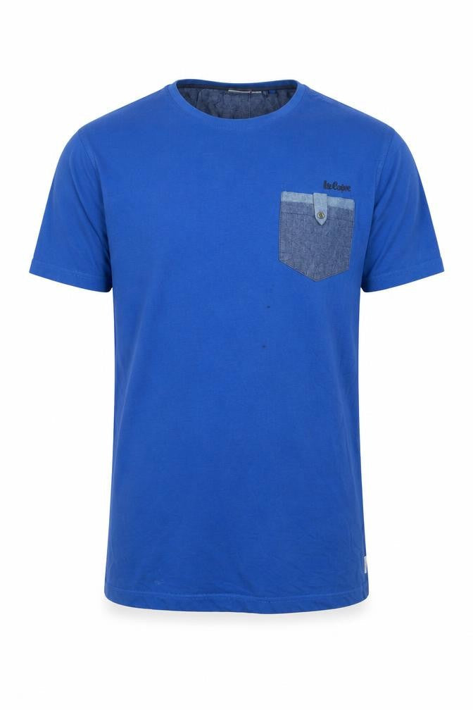 Mens UK Size S Lee Cooper Blue  Cotton T-Shirt