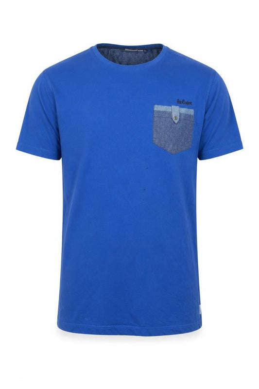 Mens UK Size S Lee Cooper Blue  Cotton T-Shirt