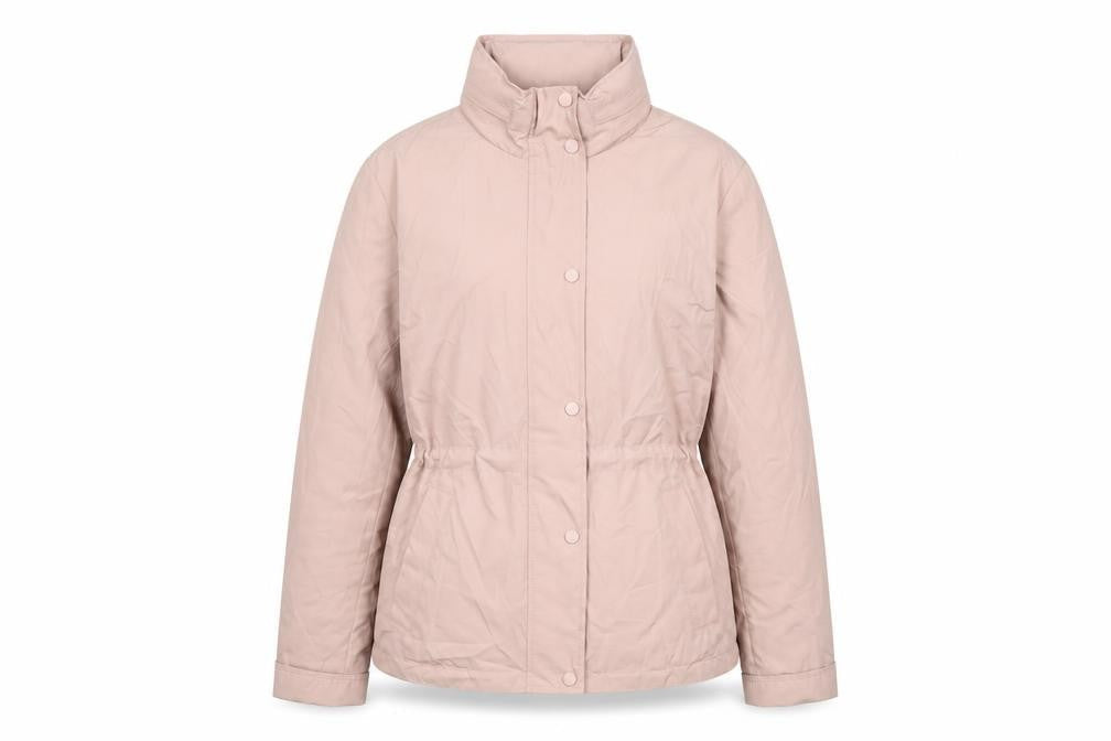 Marks & Spencer Womens Pink Jacket Coat Size 12 Zip