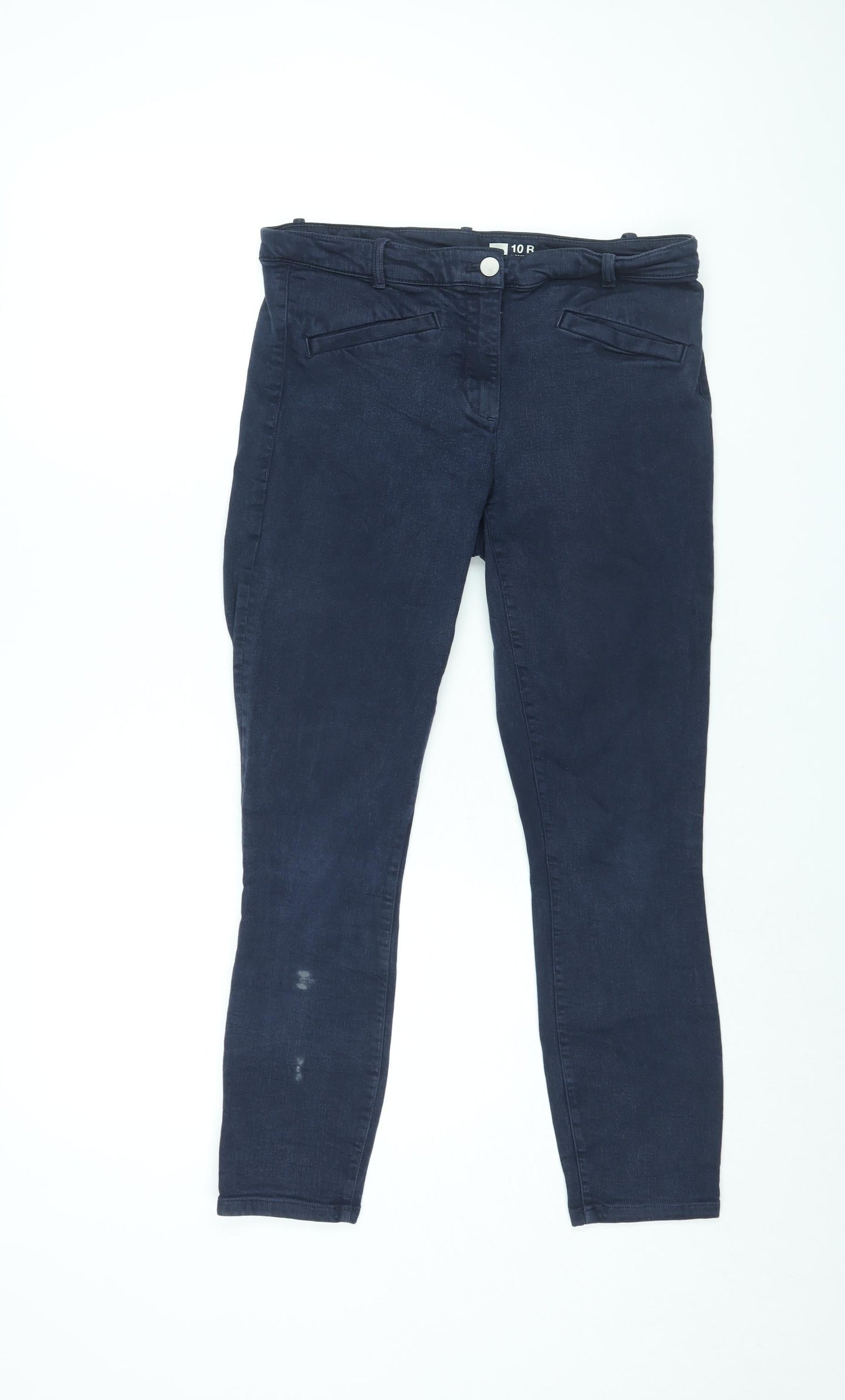 Gap Womens Blue Cotton Skinny Jeans Size 10 L26 in Regular Zip