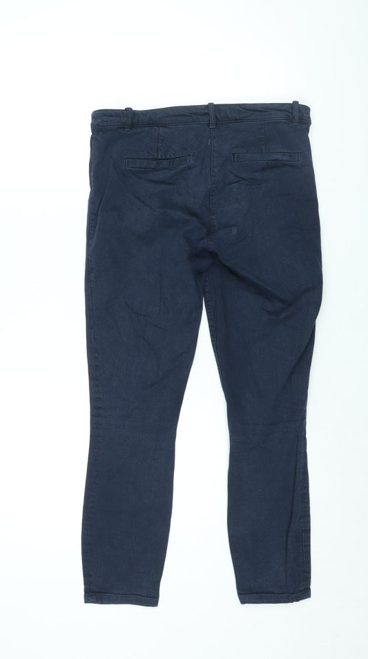 Gap Womens Blue Cotton Skinny Jeans Size 10 L26 in Regular Zip