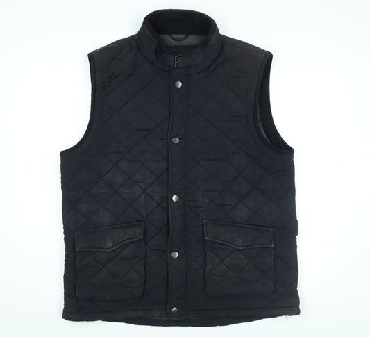 Howick Mens Black Gilet Jacket Size XL Zip