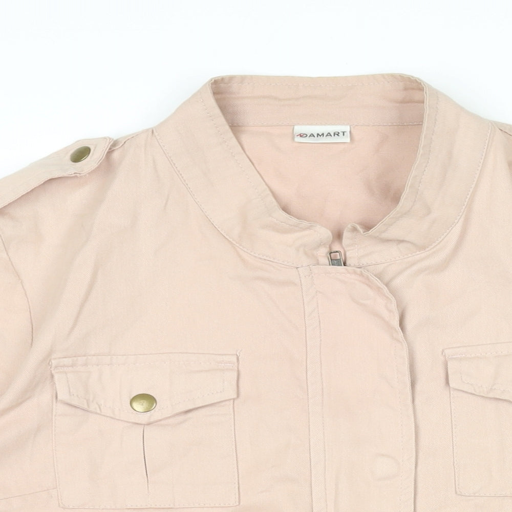 Damart Womens Pink Jacket Size 16 Zip