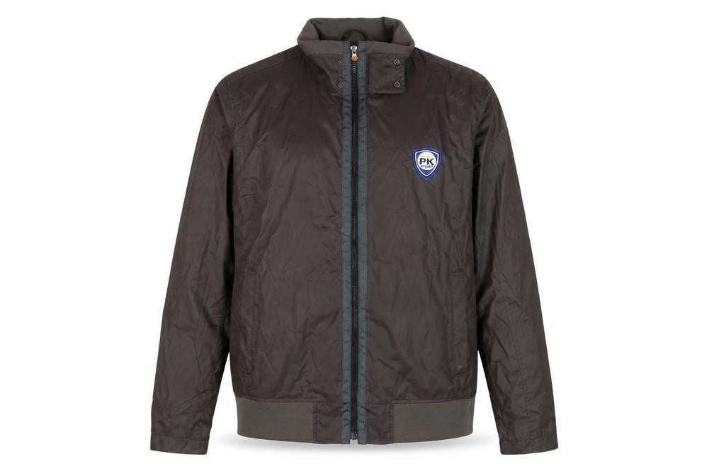 PK Sports Mens Brown Jacket Size XL Zip - Logo Waterproof Technical