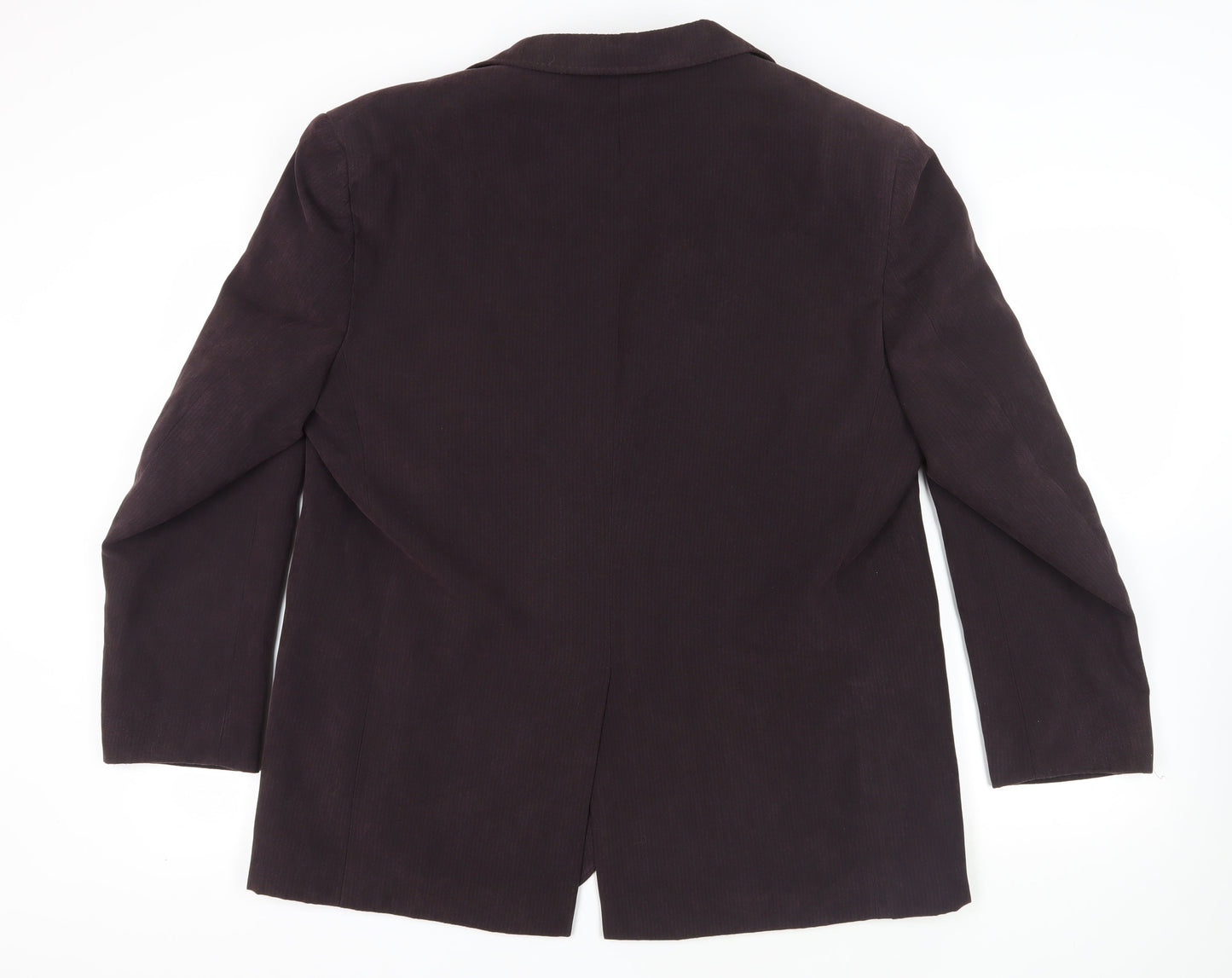 Marks and Spencer Mens Purple Polyester Jacket Blazer Size 46 Regular