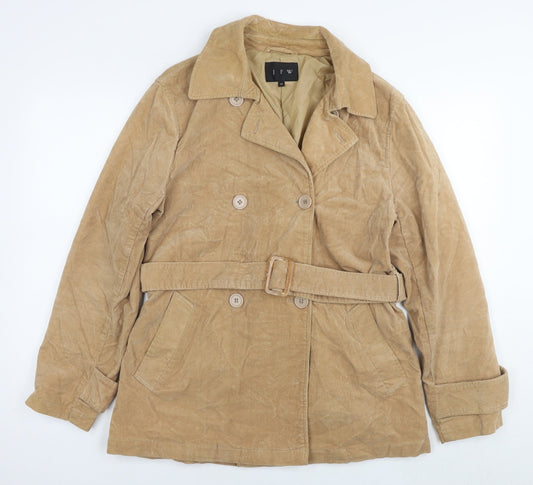 JFW Womens Brown Jacket Size 14 Zip