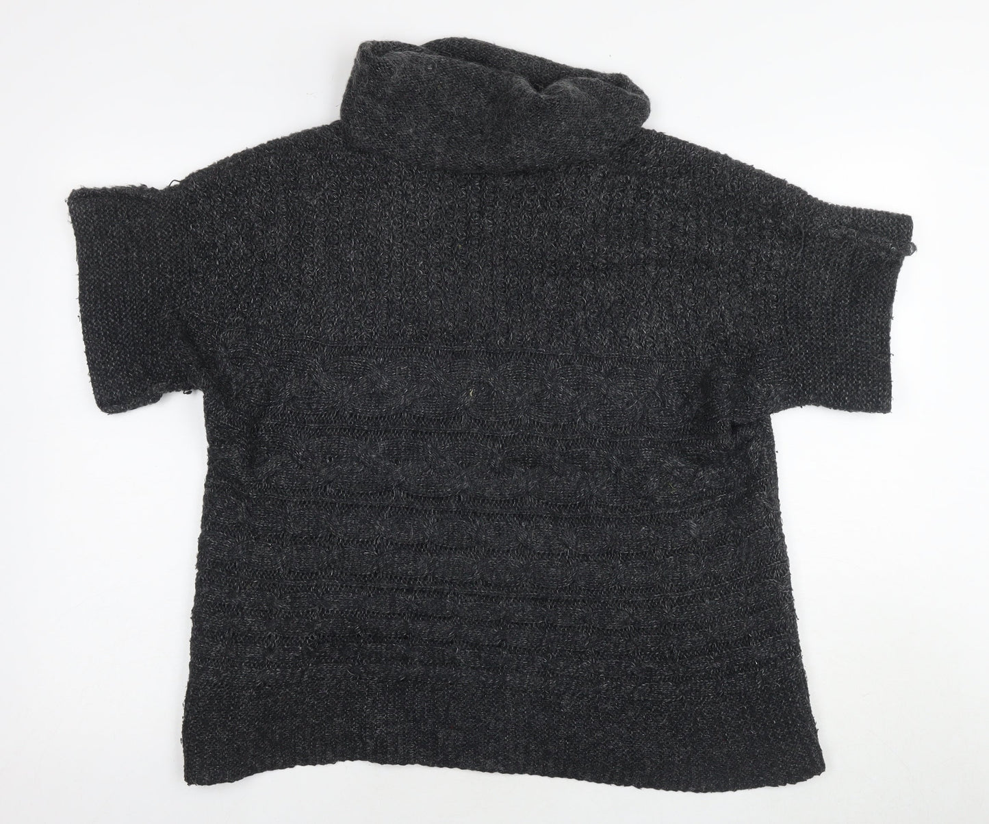 Betty Barclay Womens Grey Roll Neck Acrylic Pullover Jumper Size 18