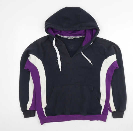 Kukri Womens Multicoloured Geometric Cotton Pullover Hoodie Size 18 Pullover