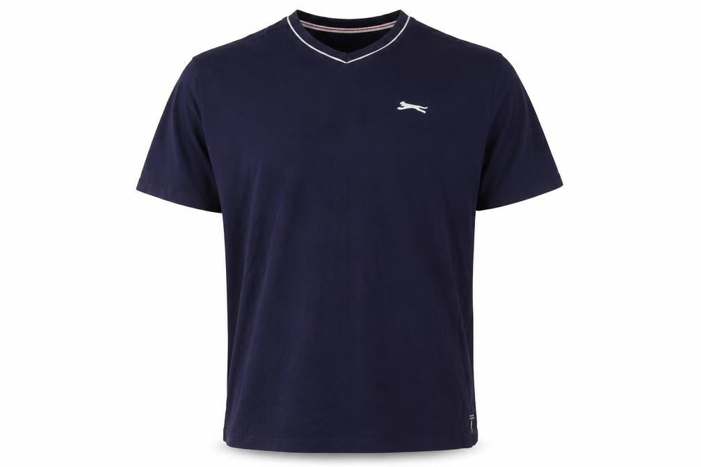 Mens UK Size M Slazenger Navy  Cotton T-Shirt