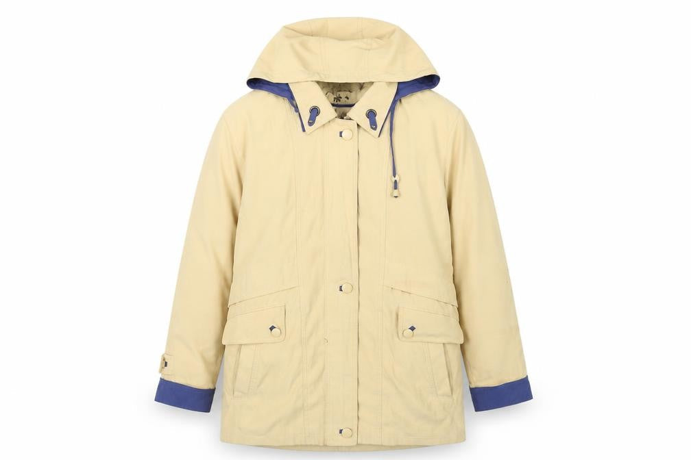 Astarka Mens Yellow Jacket Coat Size M Zip