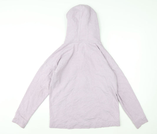 NEXT Womens Purple Cotton Full Zip Hoodie Size 10 Zip