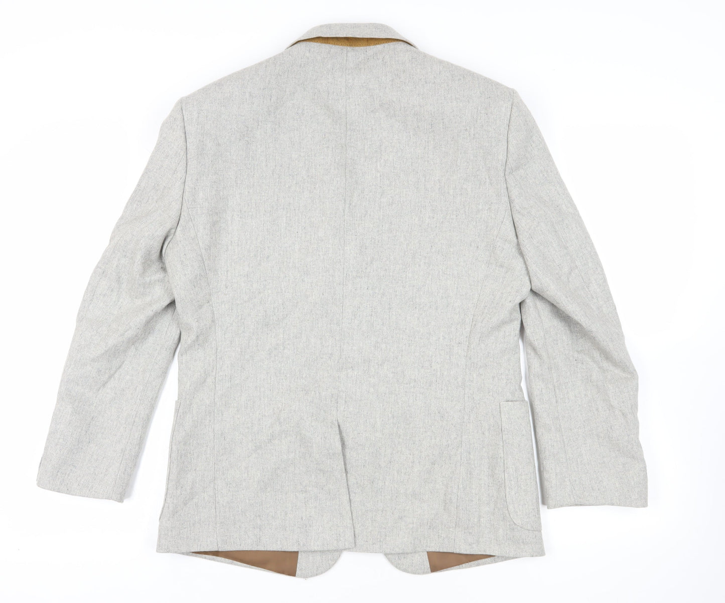 ONESIX5IVE Grey Slim Fit Blazer, Medium