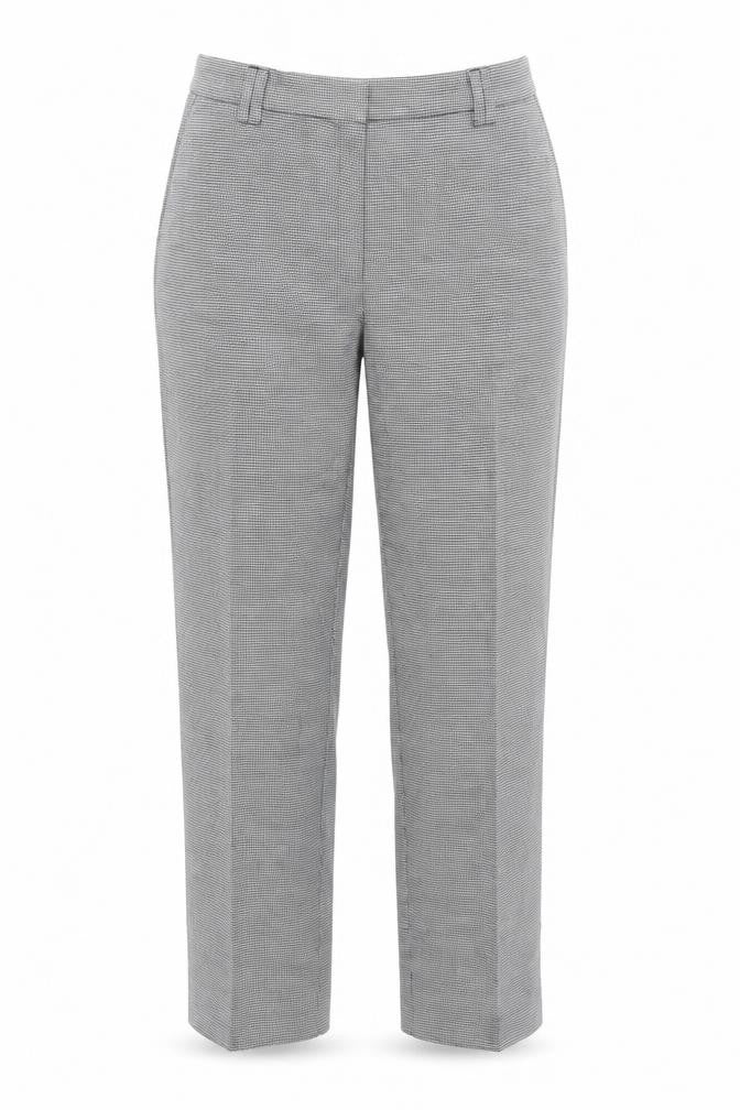 Marks and Spencer Womens Multicoloured Geometric Polyester Trousers Size 10 L28 in Regular Tie