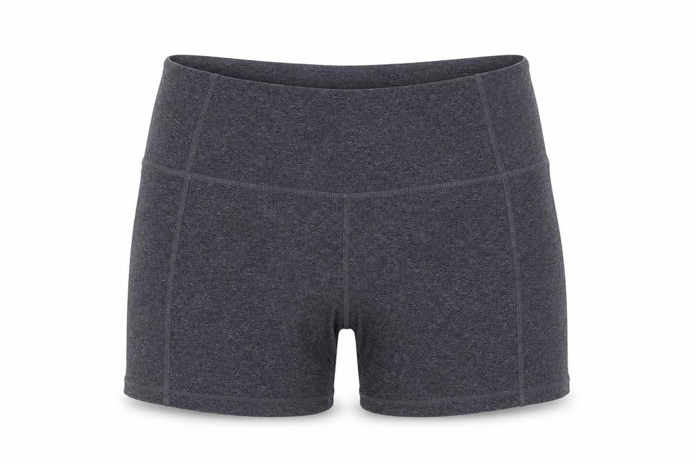 H&M Womens Grey Polyester Compression Shorts Size L L3 in Regular Pull On