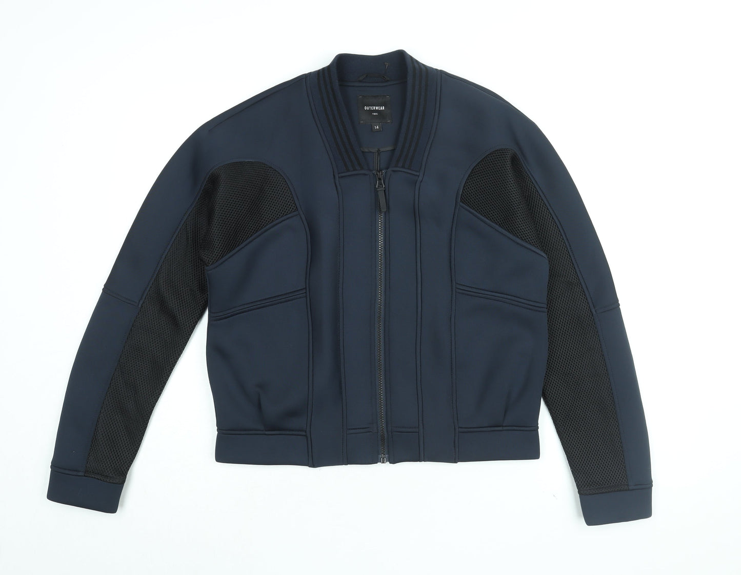 NEXT Womens Blue Jacket Size 14 Zip