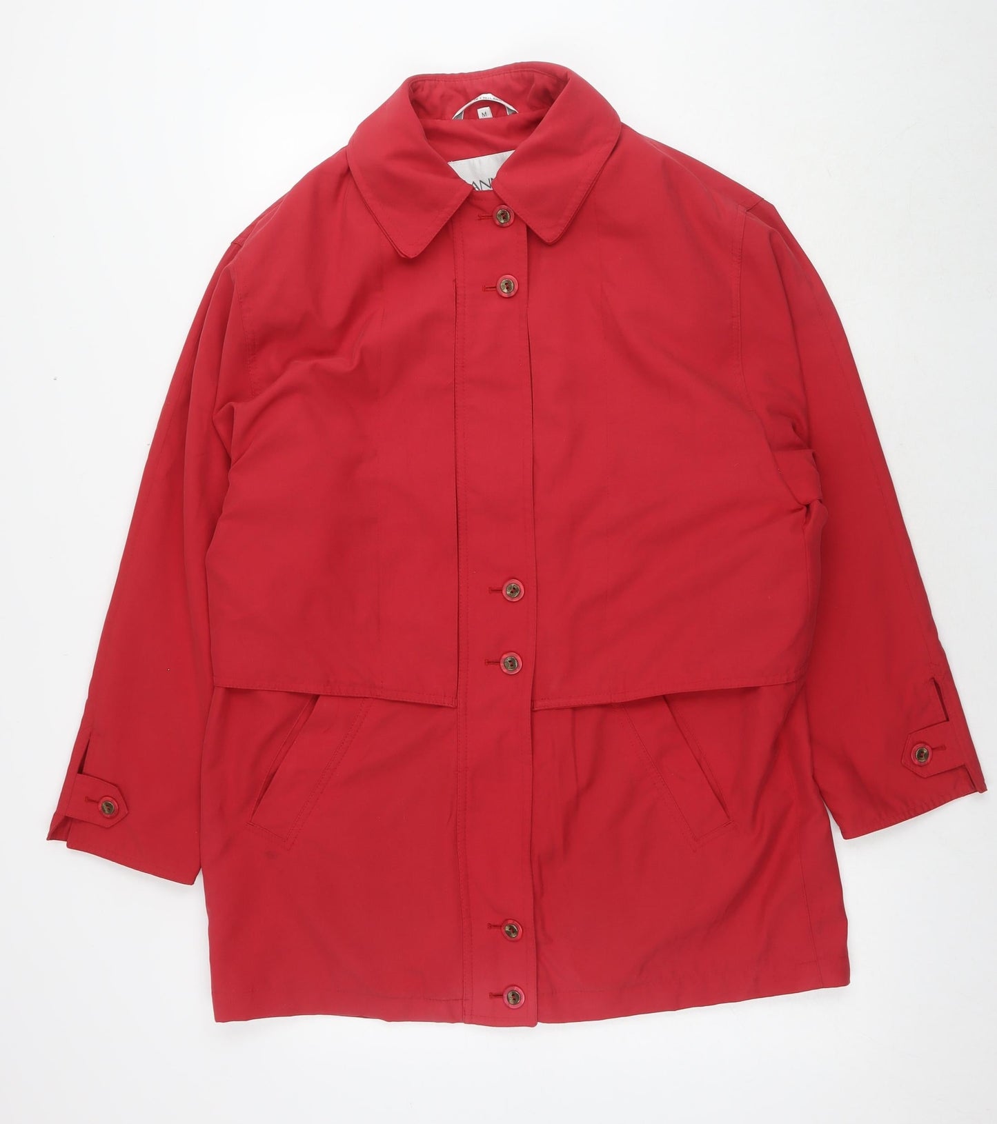 Dannimac Womens Red Parka Jacket Size M Zip