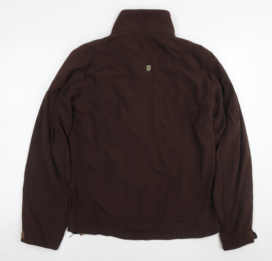 Orange Mens Brown Jacket Size M Zip