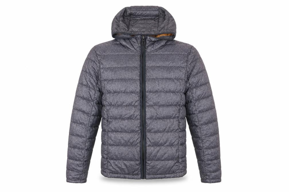 Zara Grey Puffer Jacket - Size S, Hooded & Lightweight