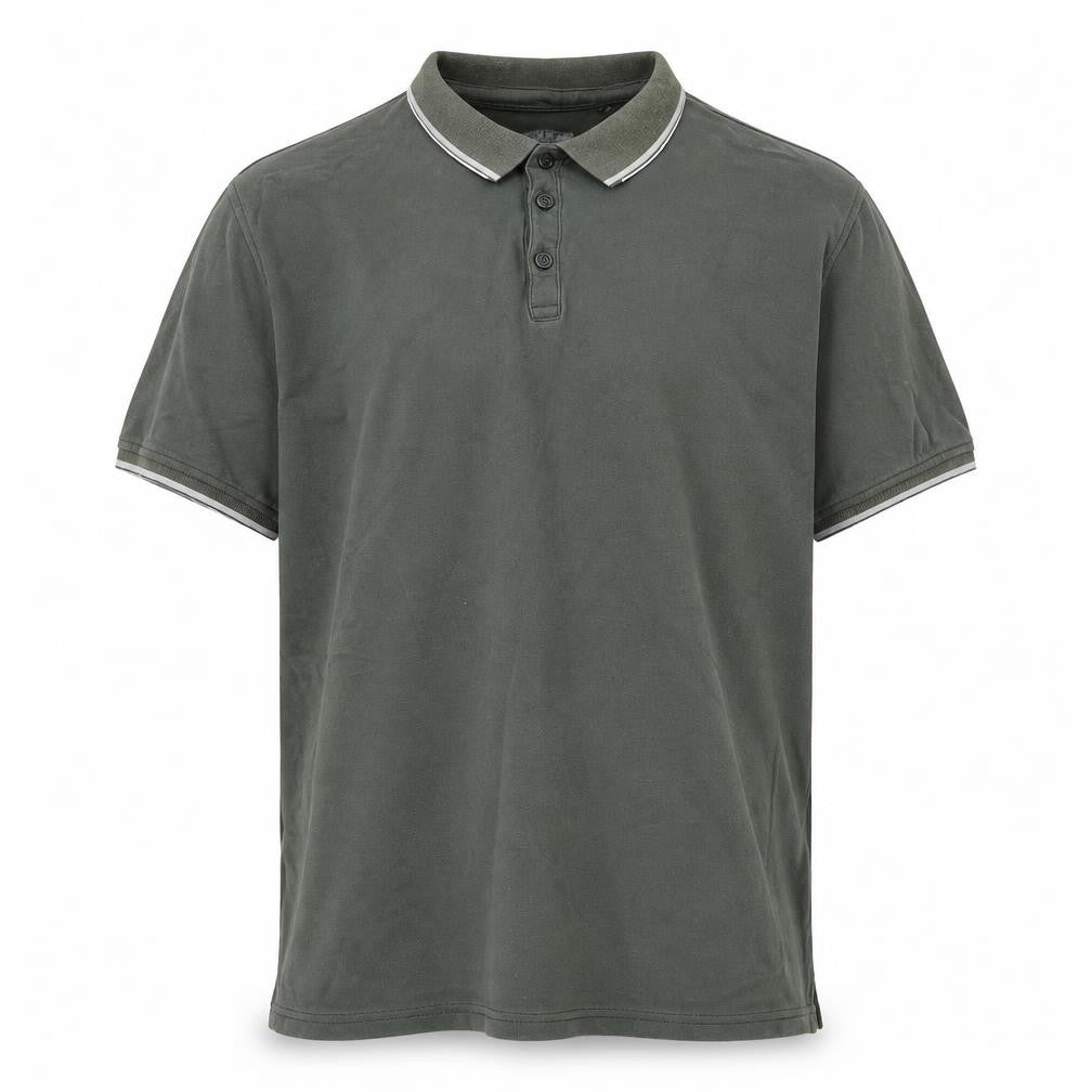 Red Herring Mens Green Cotton Polo Size XL Collared - Logo