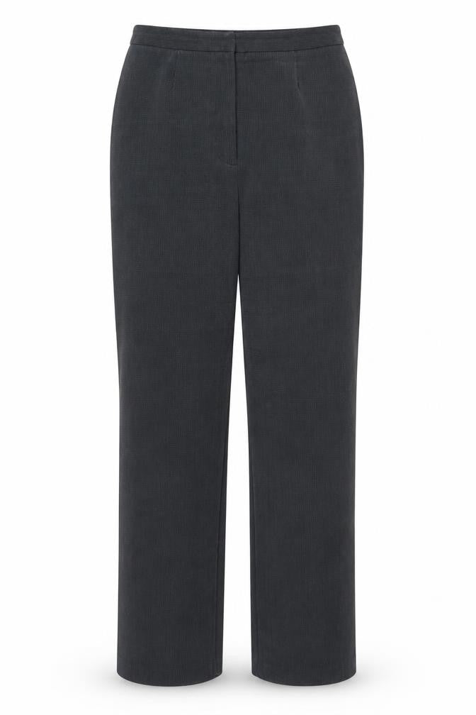 NEXT Womens Grey Polyester Trousers Size 12 L32 in Regular Zip