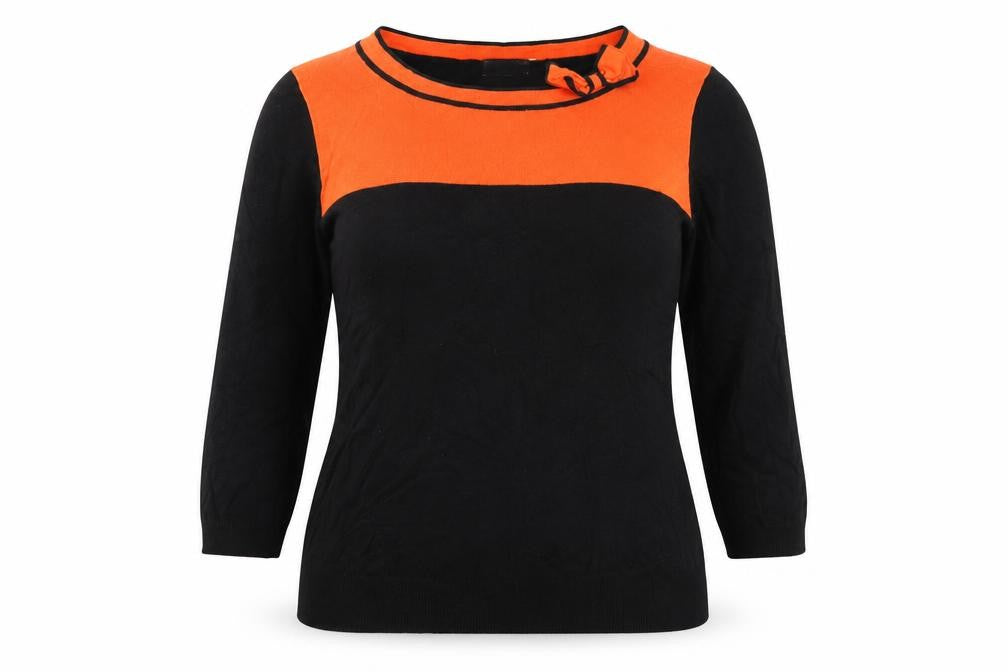 Wallis Womens Black Square Neck Polyester Pullover Jumper Size 16