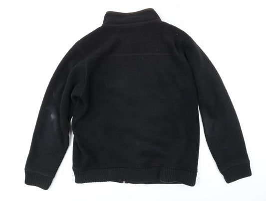 Dunnes Mens Black Jacket Size XL Zip