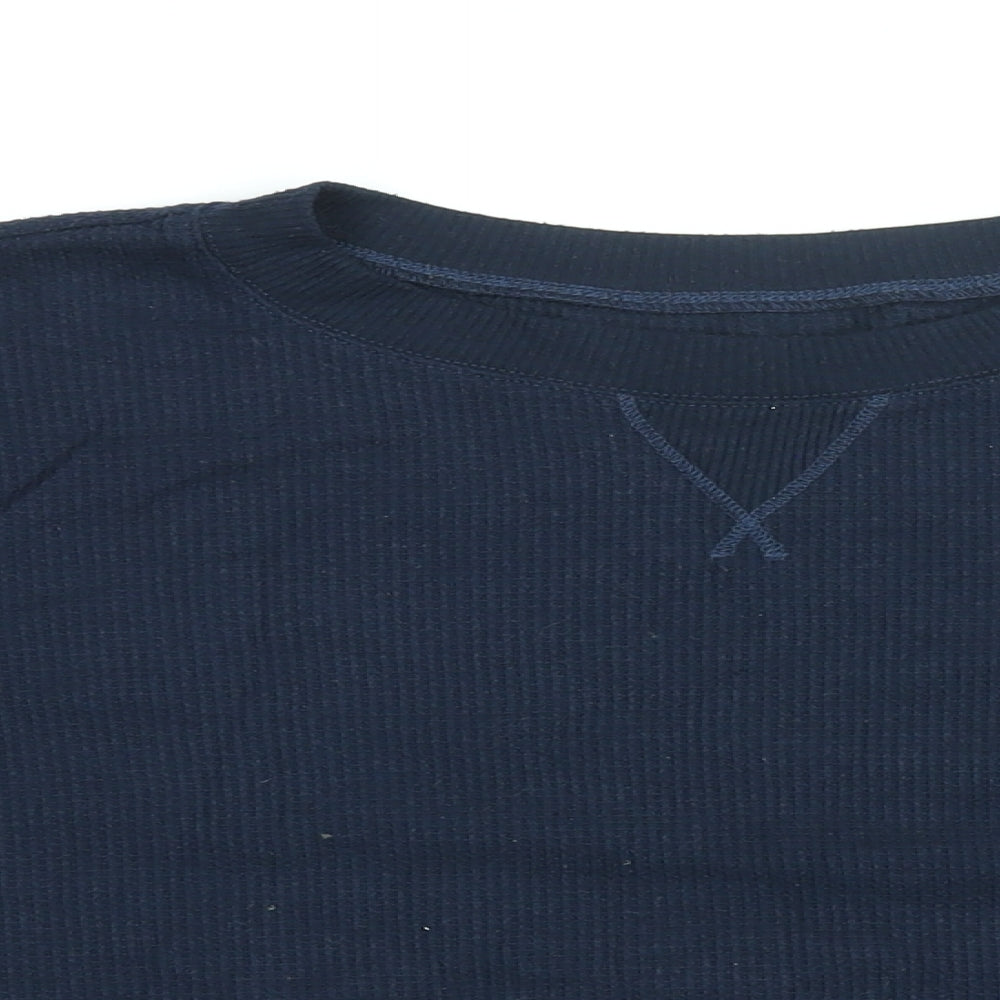 Hollister Womens Blue Polyester Basic T-Shirt Size XS Round Neck