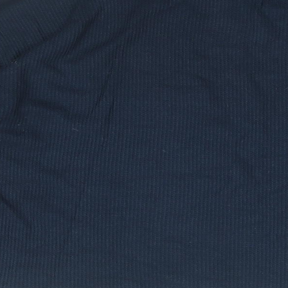 Hollister Womens Blue Polyester Basic T-Shirt Size XS Round Neck