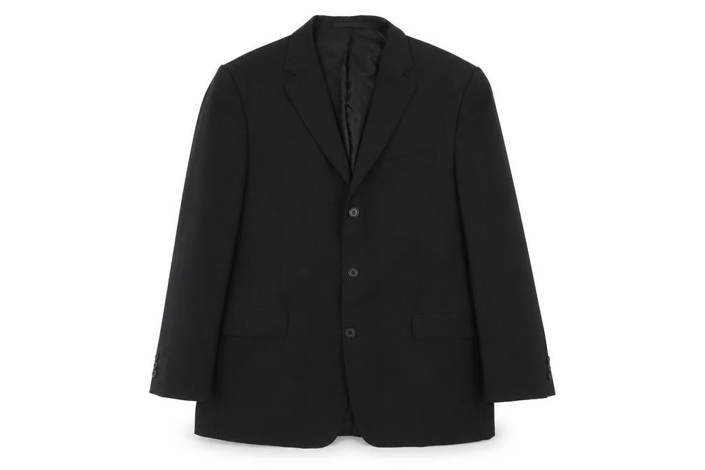 Front view of Marks & Spencer Black Suit Jacket - M, Regular Fit