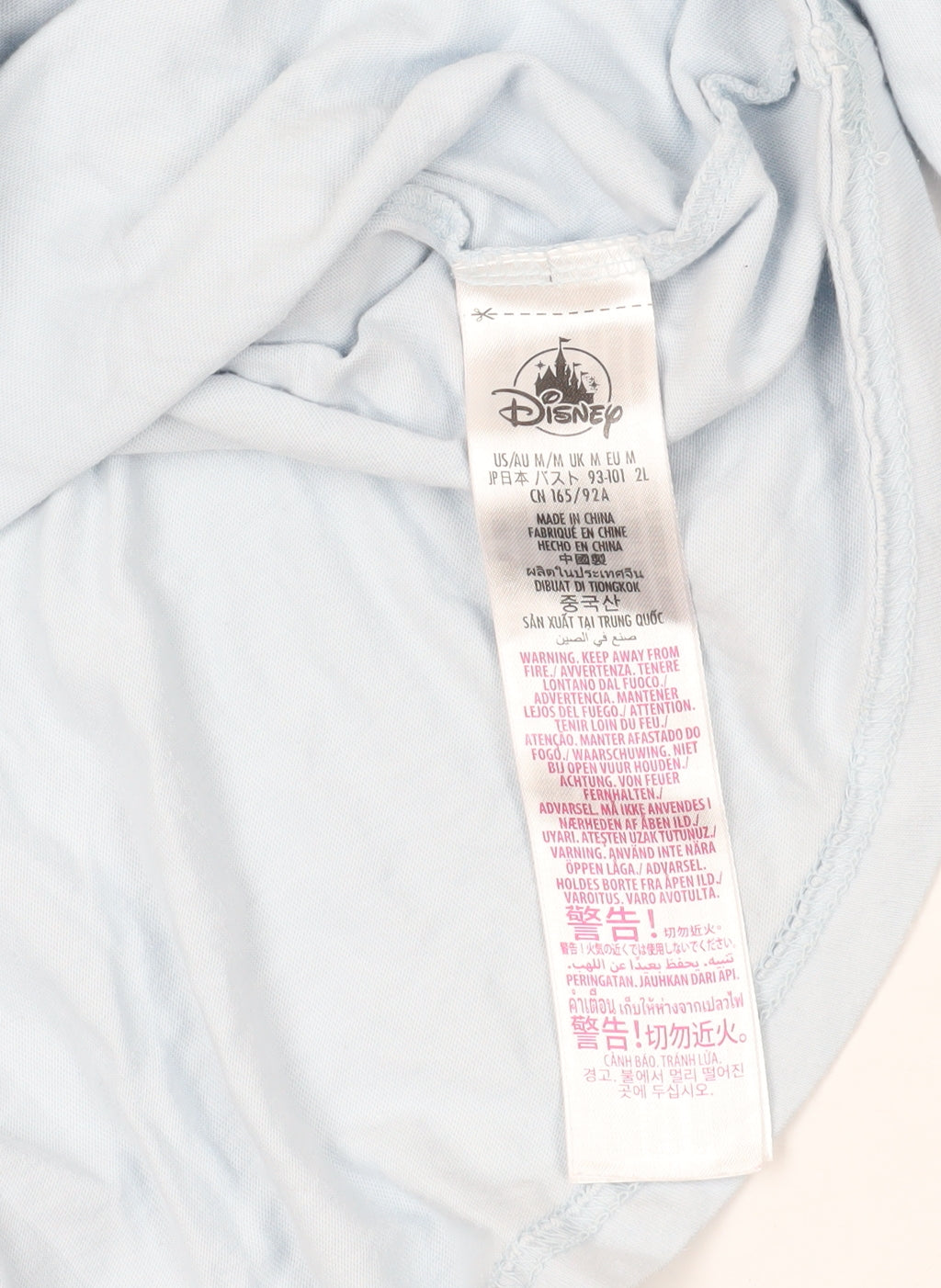Disney Blue Stitch Long Sleeve T-Shirt - Medium